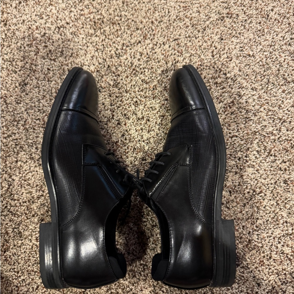 Black Men's Dress Shoes Size 10 (Zriang)
